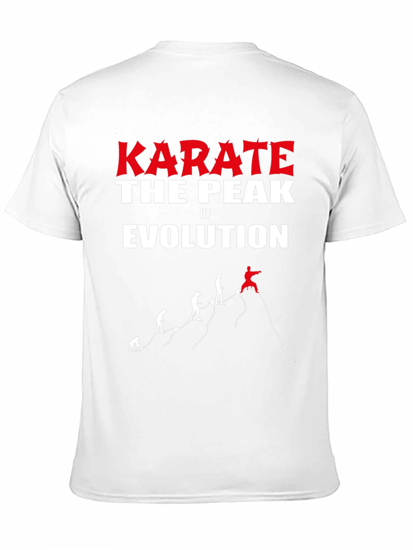 Karate Evolution Black Graphic T-Shirt