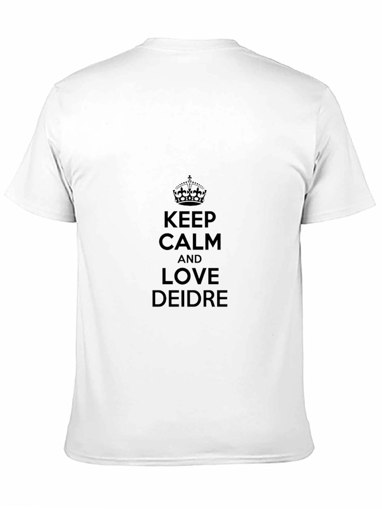 Keep Calm and Love Deidre Black Tee