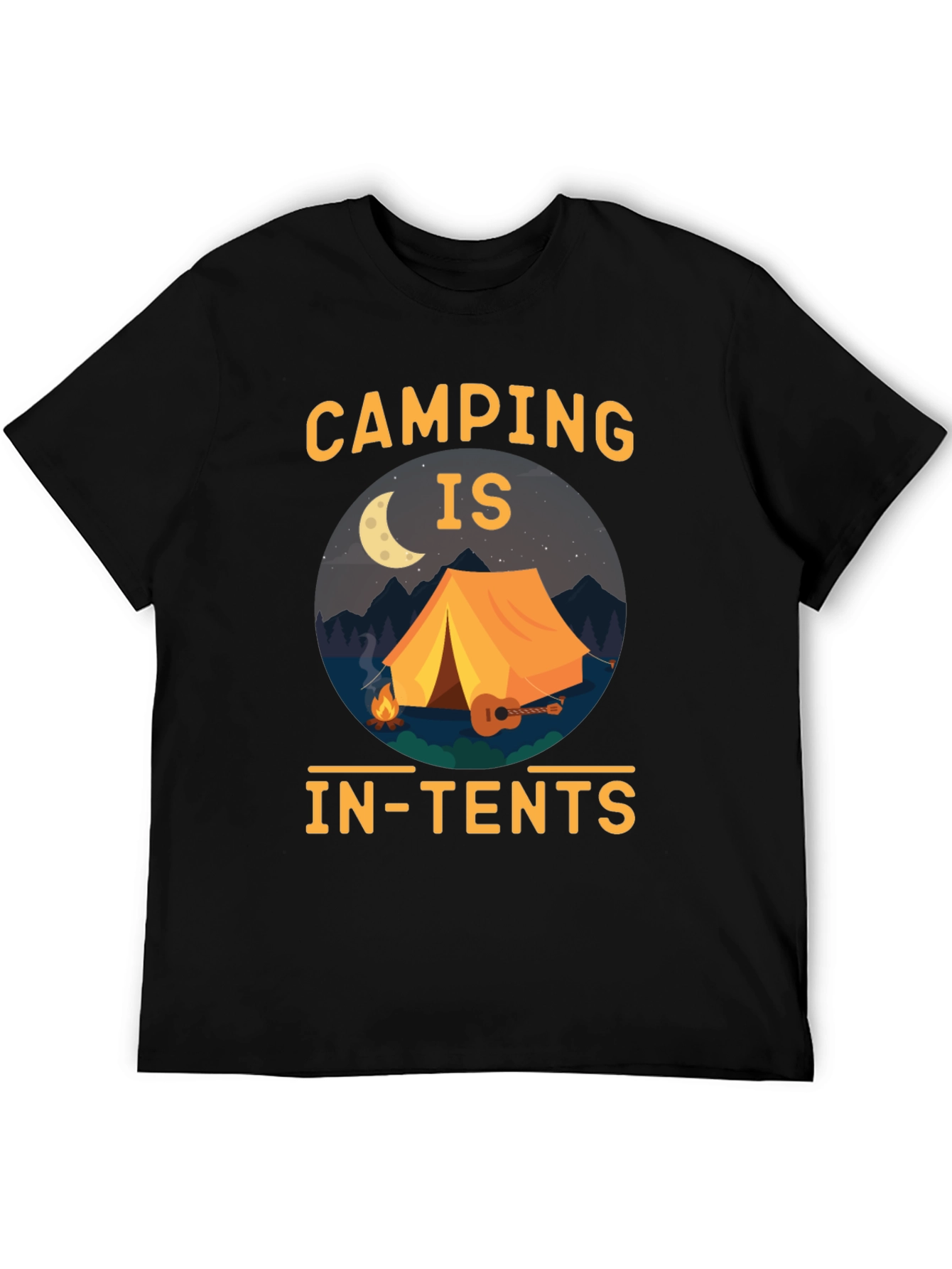Camping Is In-Tents Graphic T-Shirt