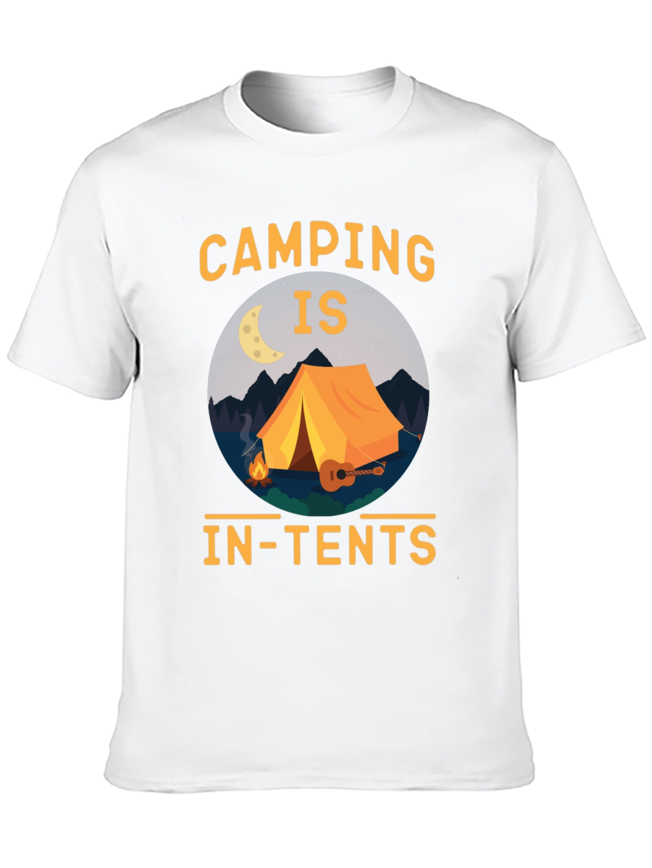 Camping Is In-Tents Graphic T-Shirt