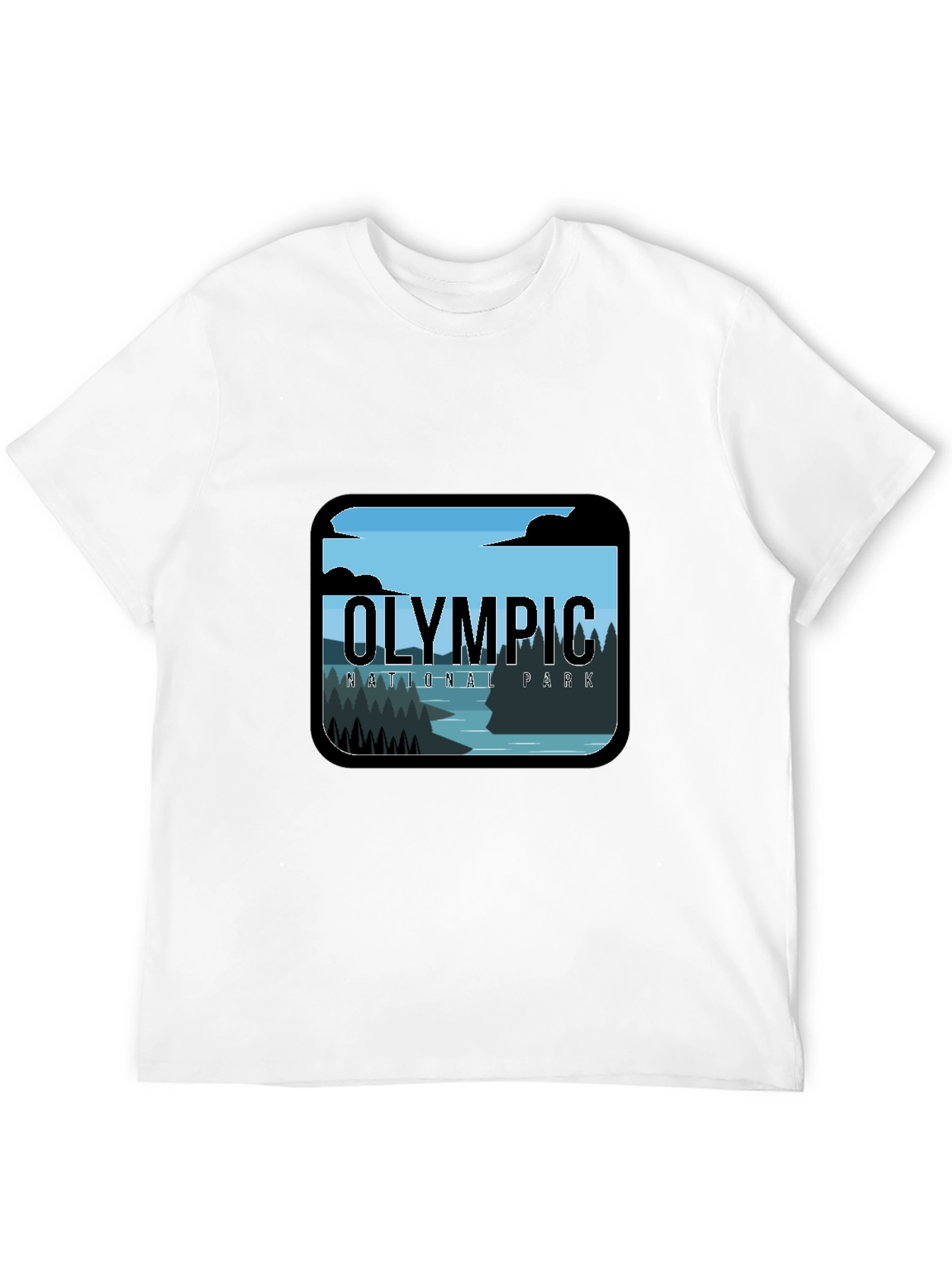 Olympic National Park Graphic Tee - Black