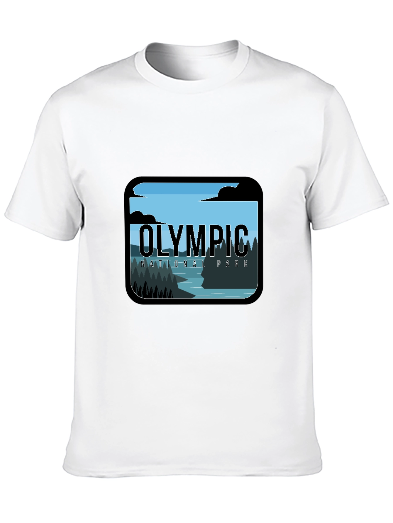 Olympic National Park Graphic Tee - Black