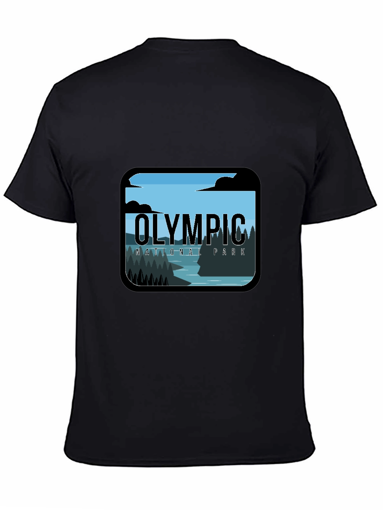 Olympic National Park Graphic Tee - Black