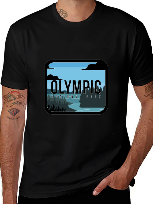 Olympic National Park Graphic Tee - Black