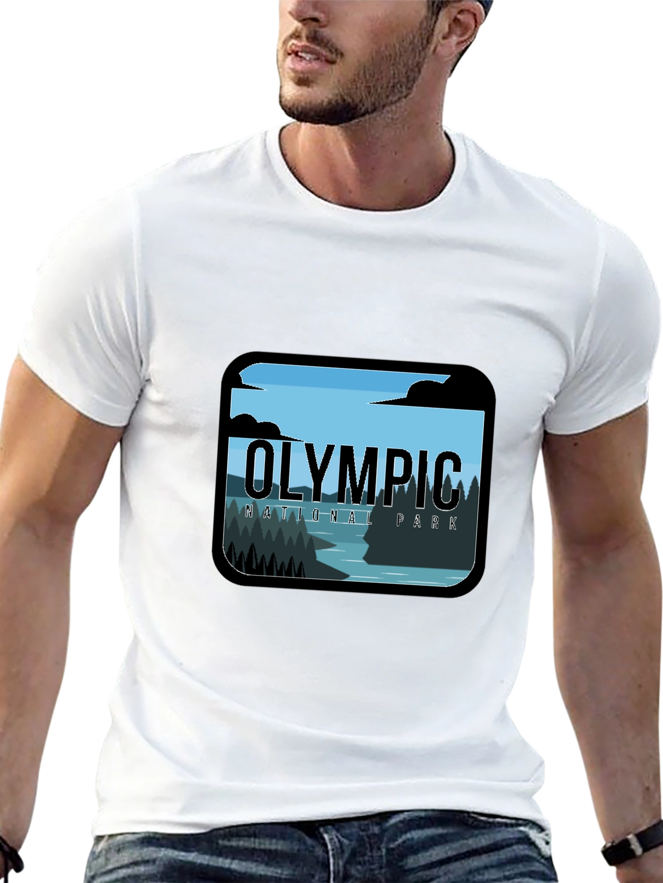 Olympic National Park Graphic Tee - Black