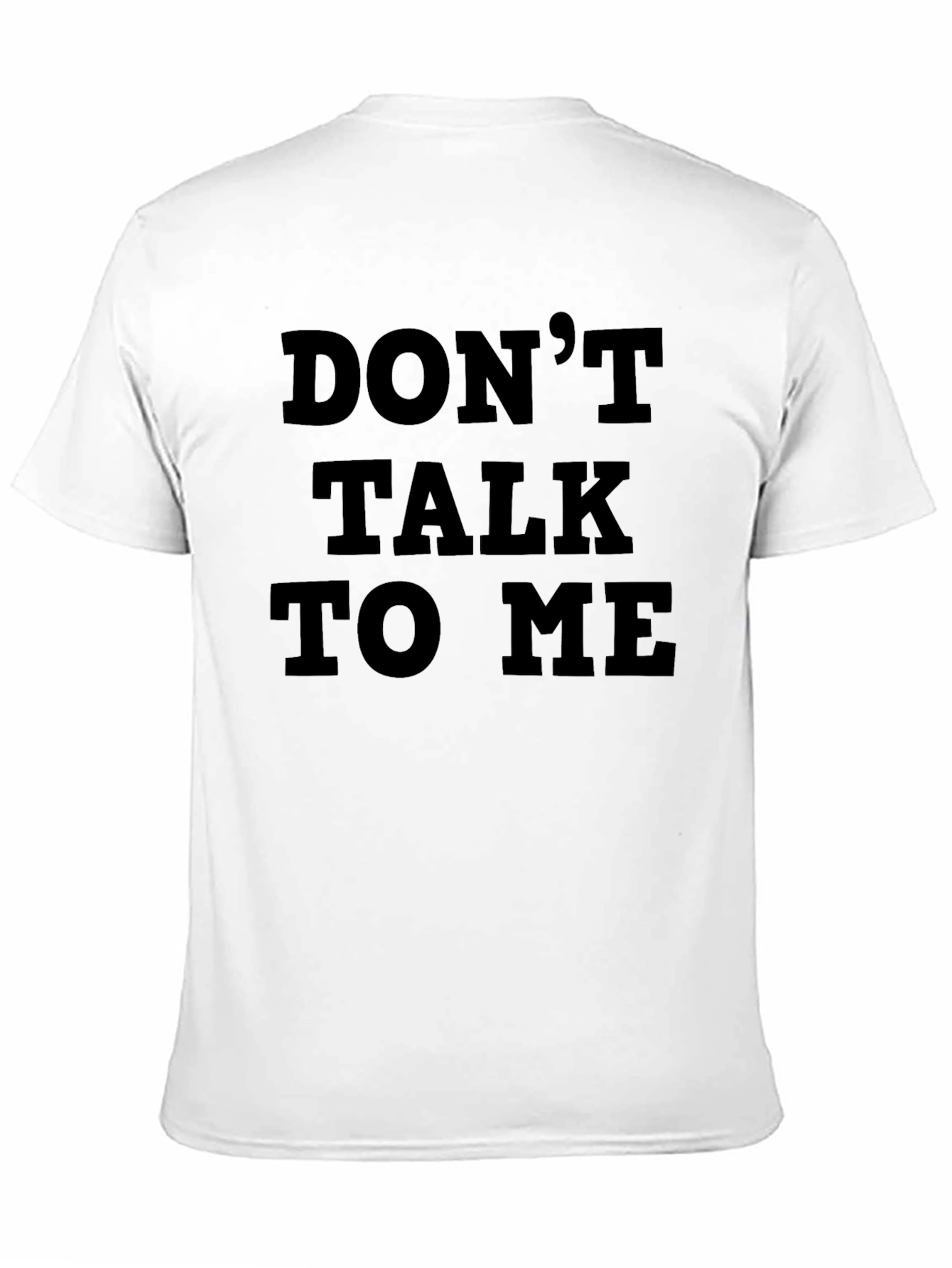 Dont Talk To Me Graphic Tee - Black T-Shirt