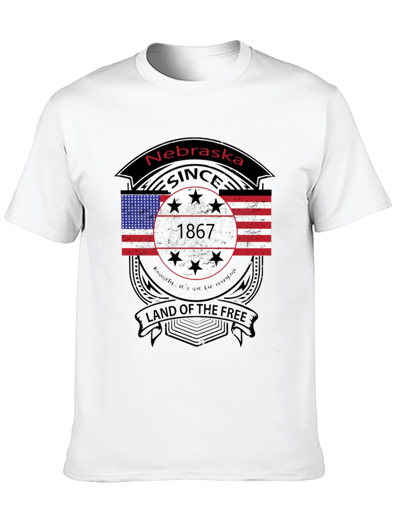 Nebraska Pride Tee - Land of the Free