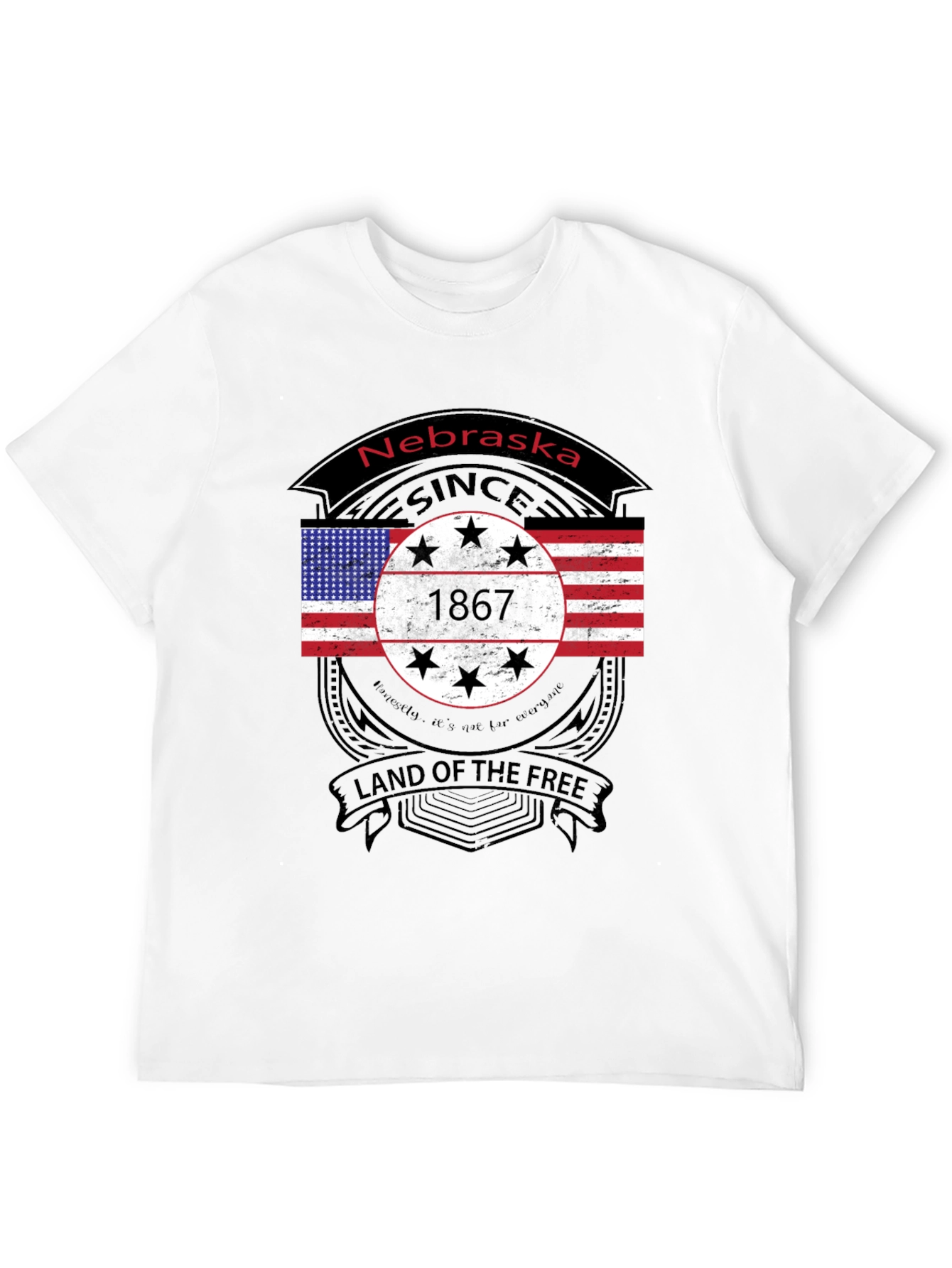 Nebraska Pride Tee - Land of the Free