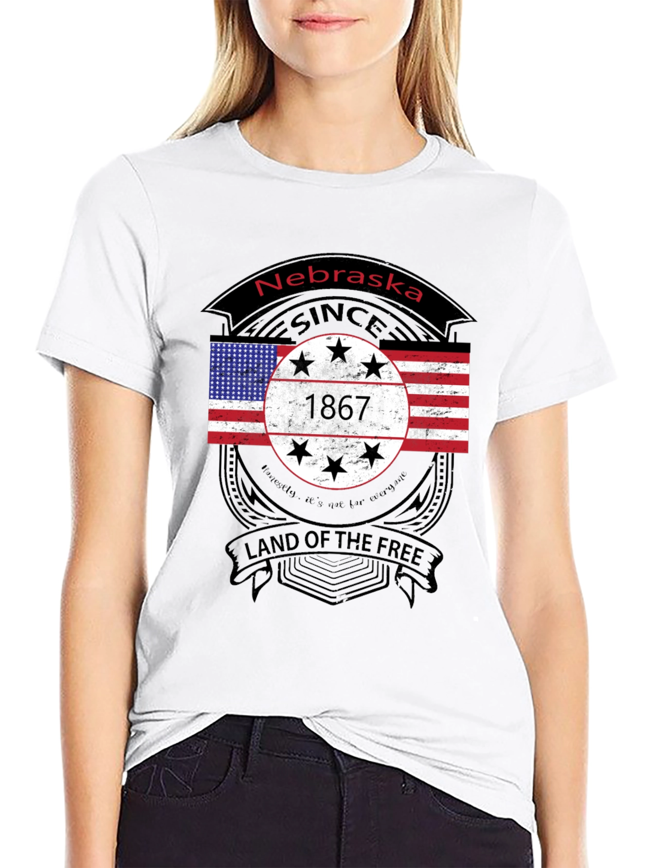 Nebraska Pride Tee - Land of the Free