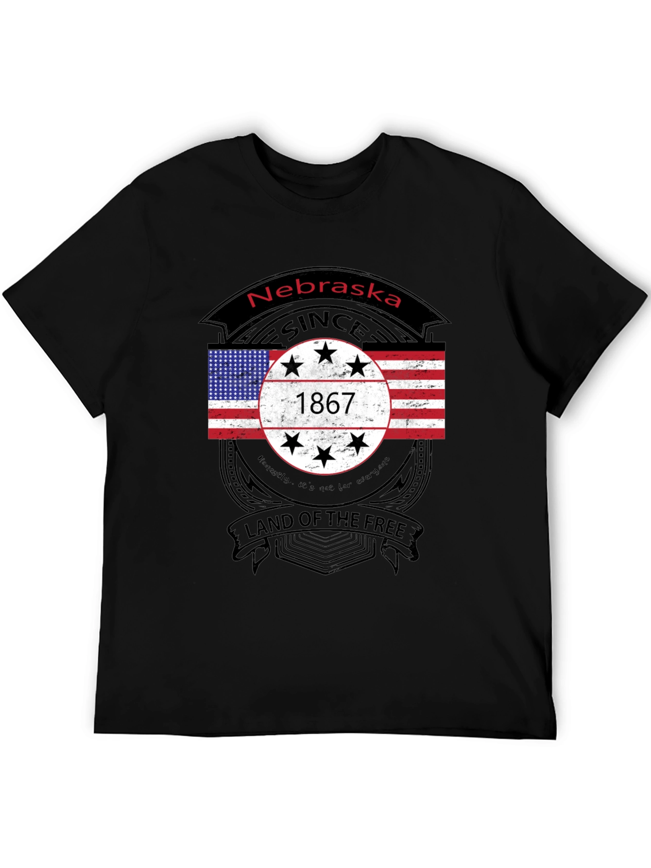 Nebraska Pride Tee - Land of the Free