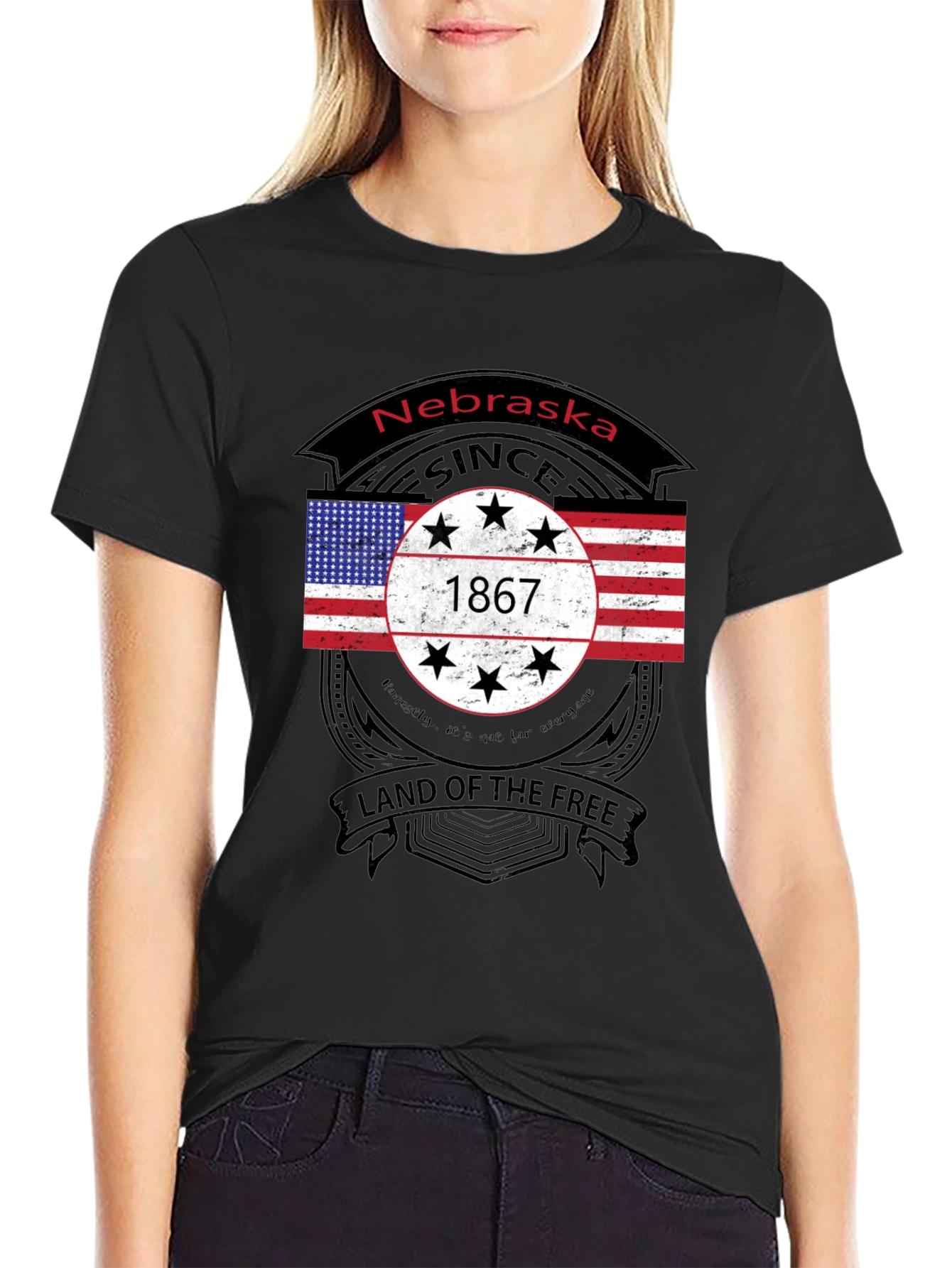 Nebraska Pride Tee - Land of the Free