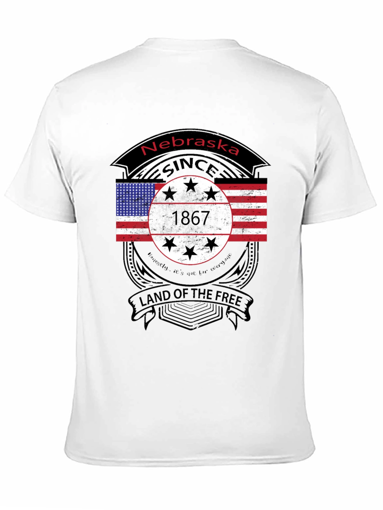 Nebraska Pride Tee - Land of the Free