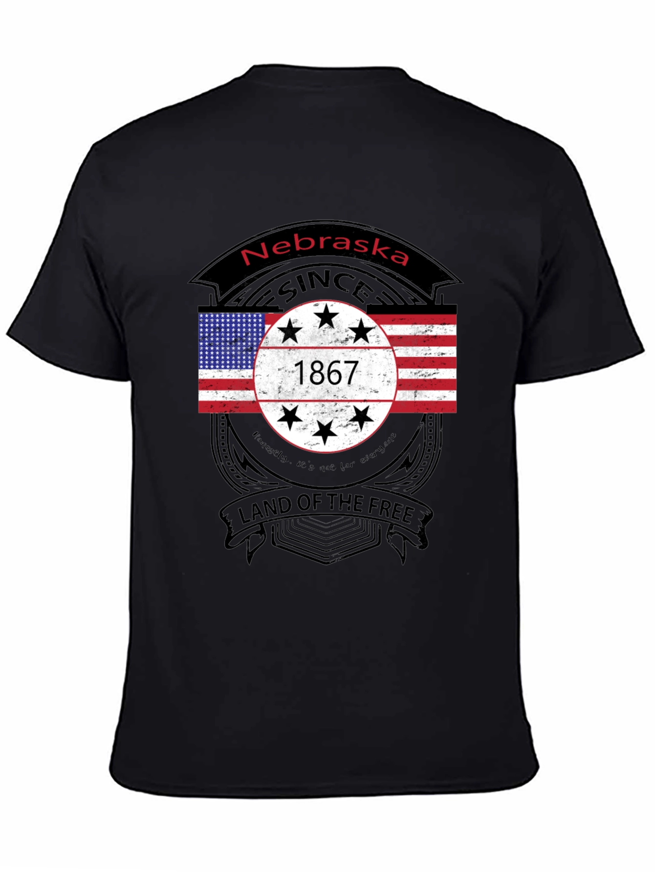 Nebraska Pride Tee - Land of the Free