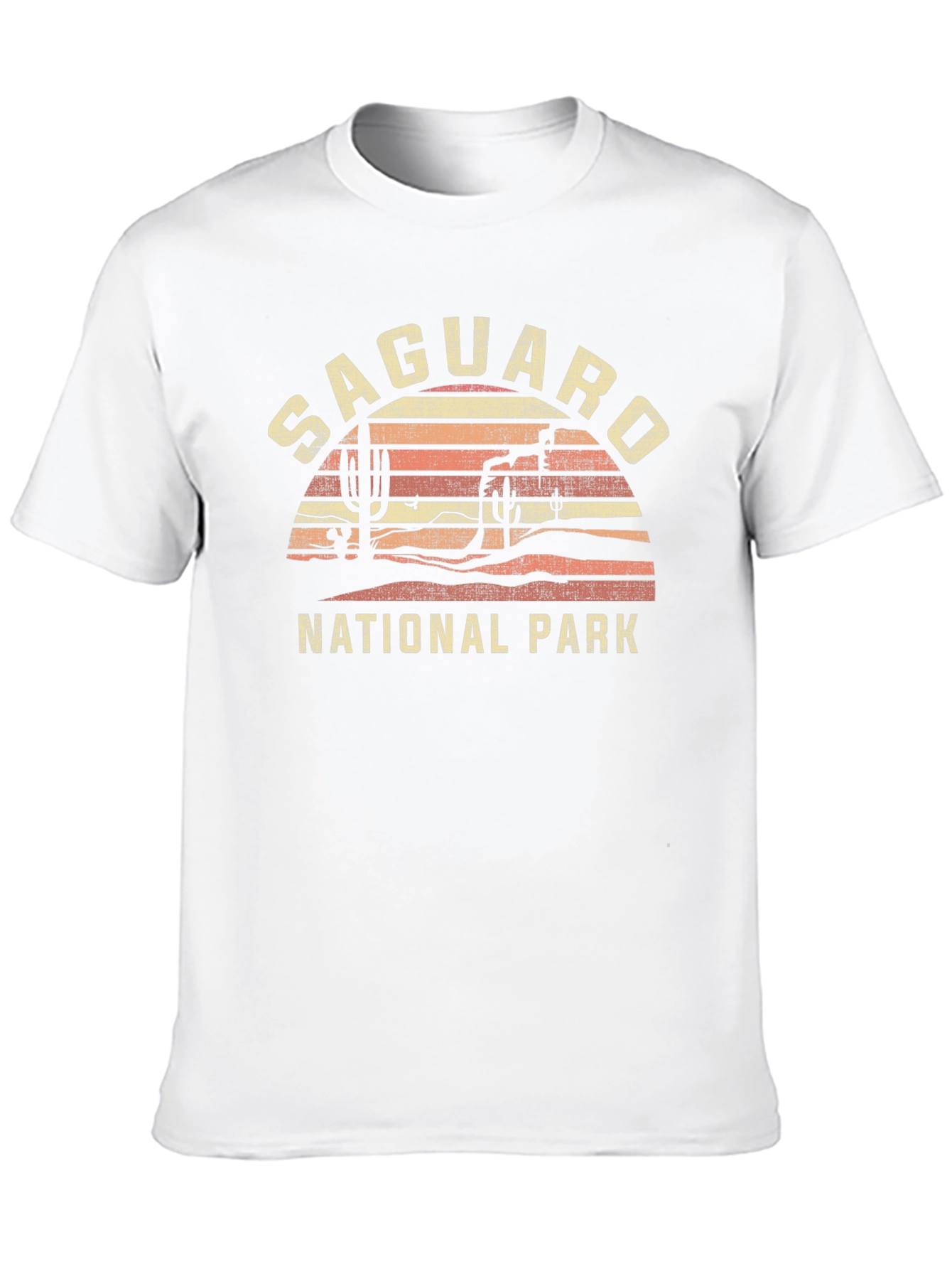 Saguaro National Park Graphic Tee - Retro Desert Style