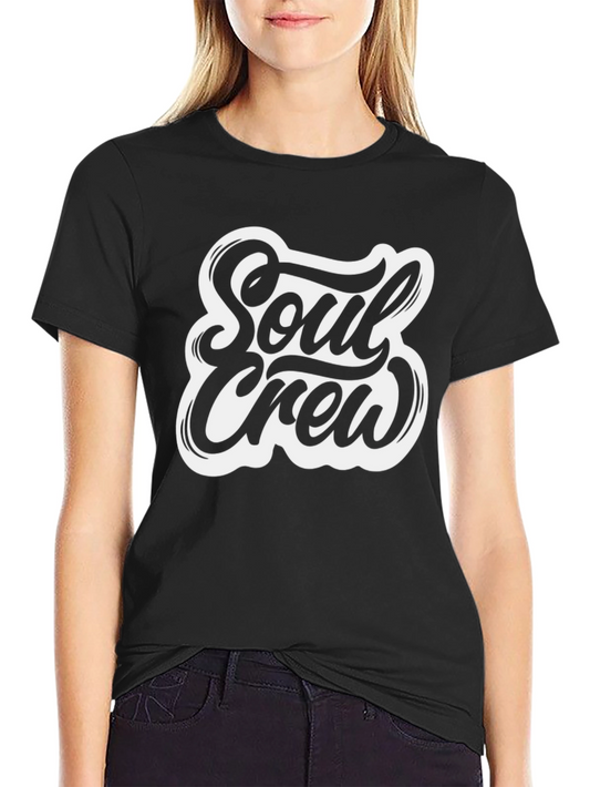 Soul Crew Graphic T-Shirt - Black Casual Tee