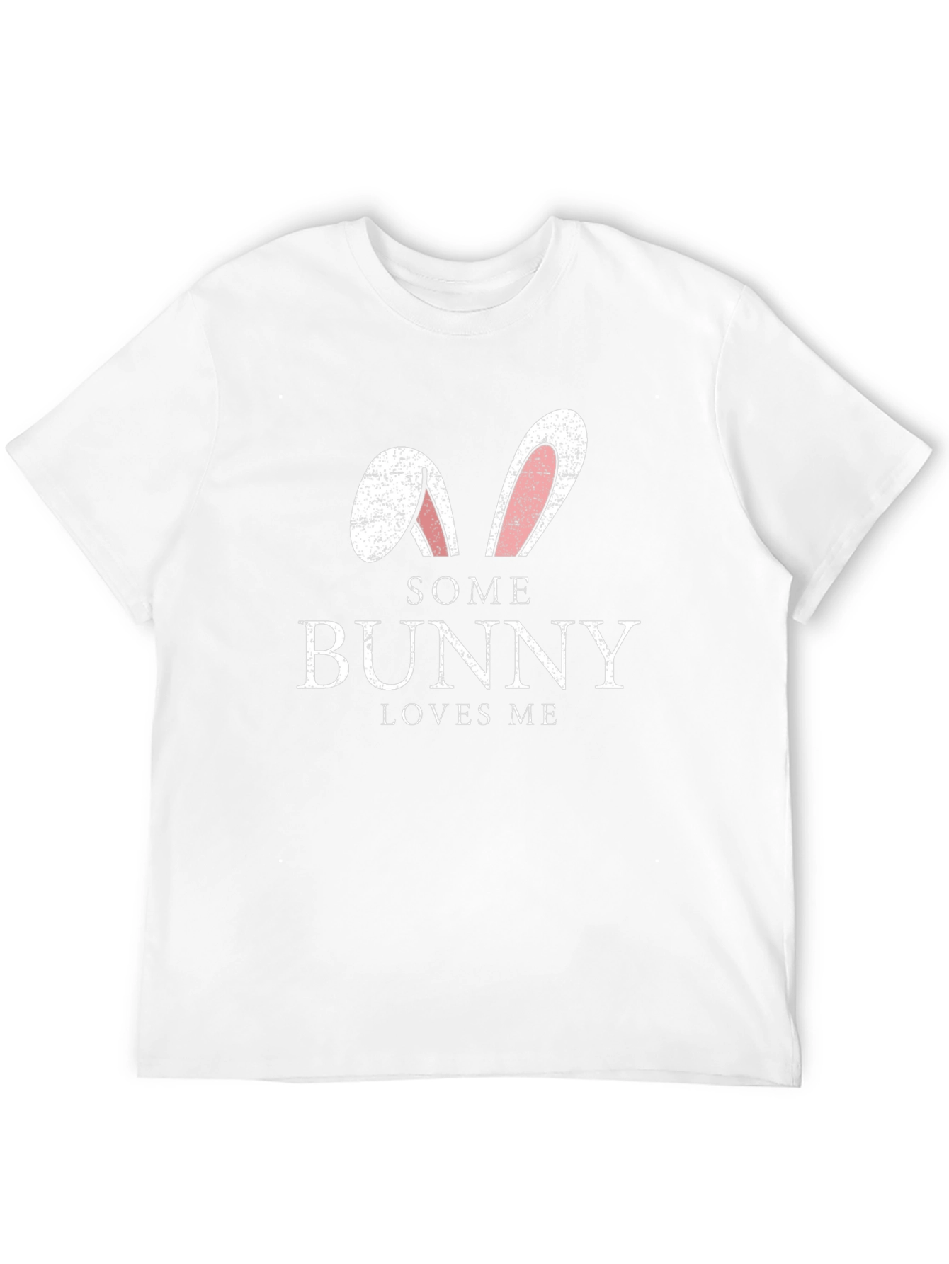 Some Bunny Loves Me Black T-Shirt