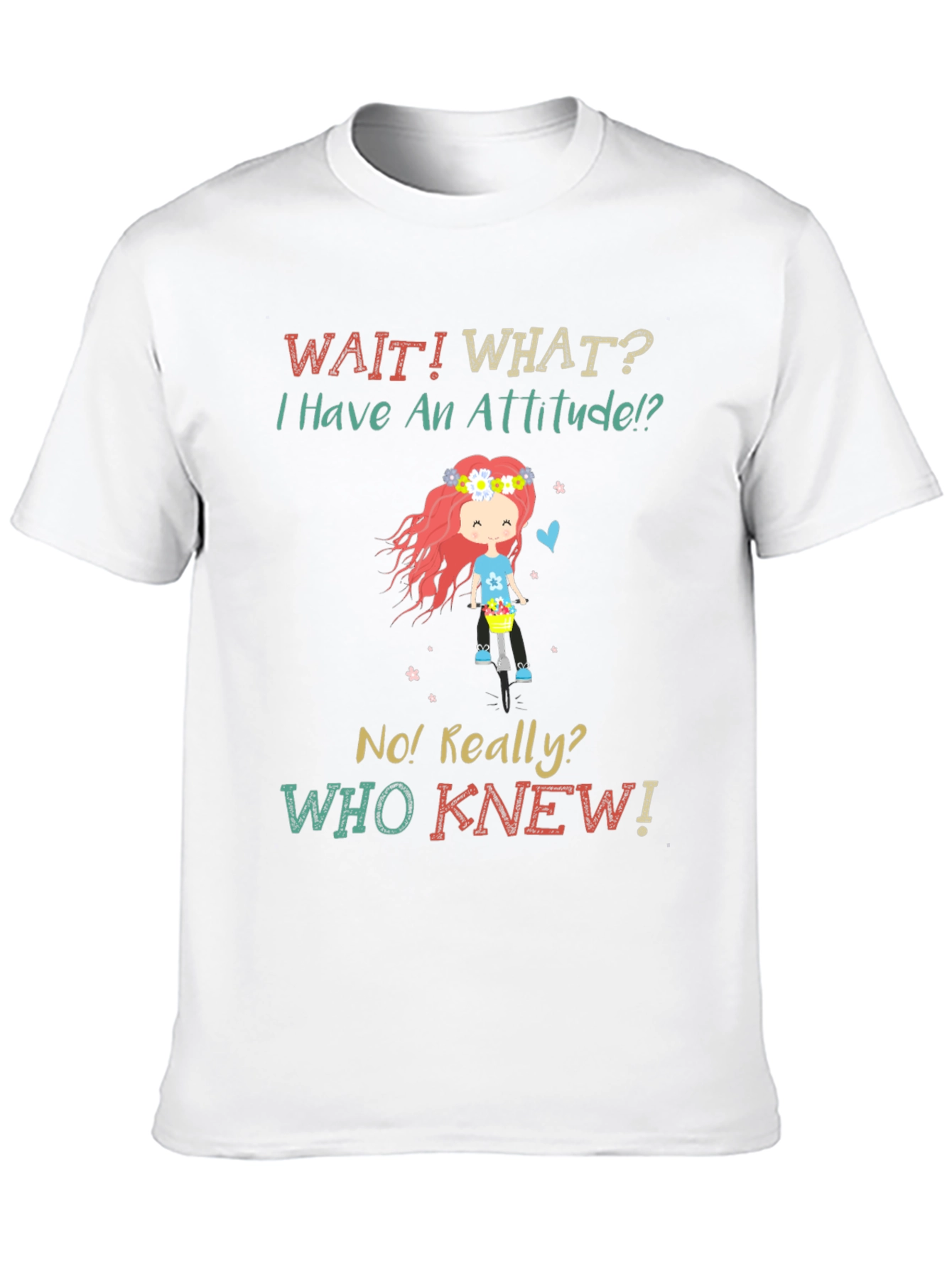Attitude Novelty Graphic T-Shirt