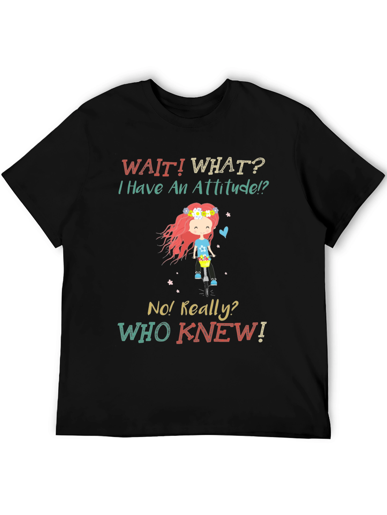 Attitude Novelty Graphic T-Shirt