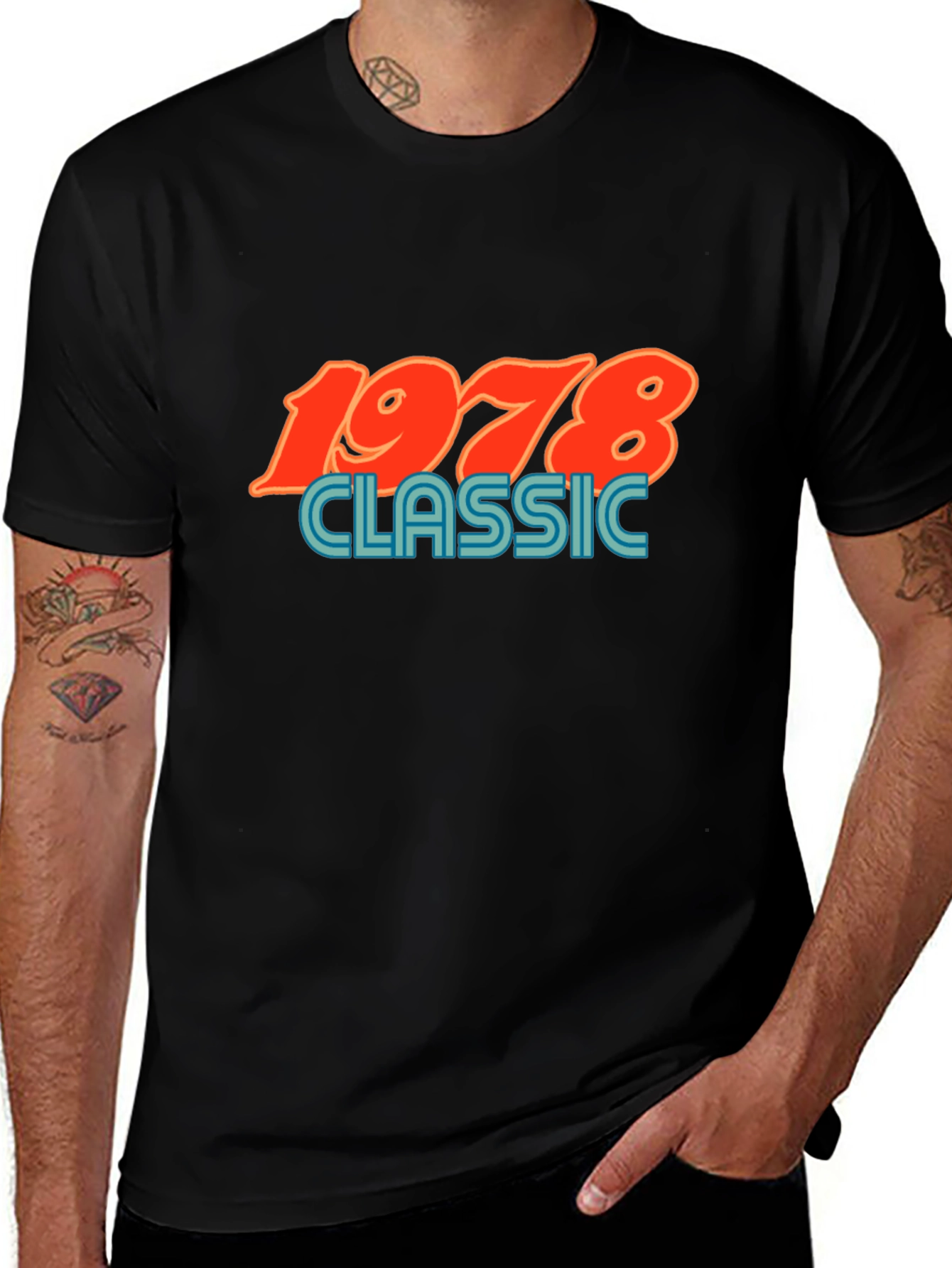 1978 Classic Graphic Tee - Retro Birthday Shirt