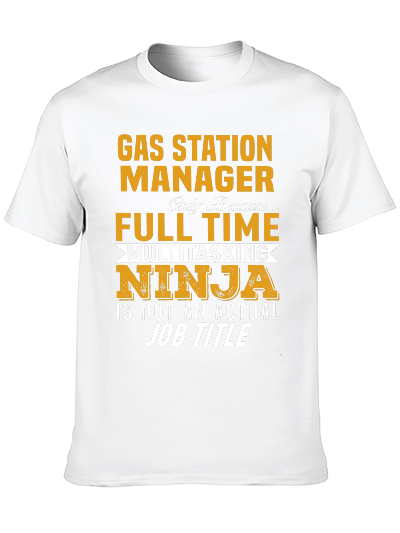 Gas Station Manager Multitasking Ninja T-Shirt