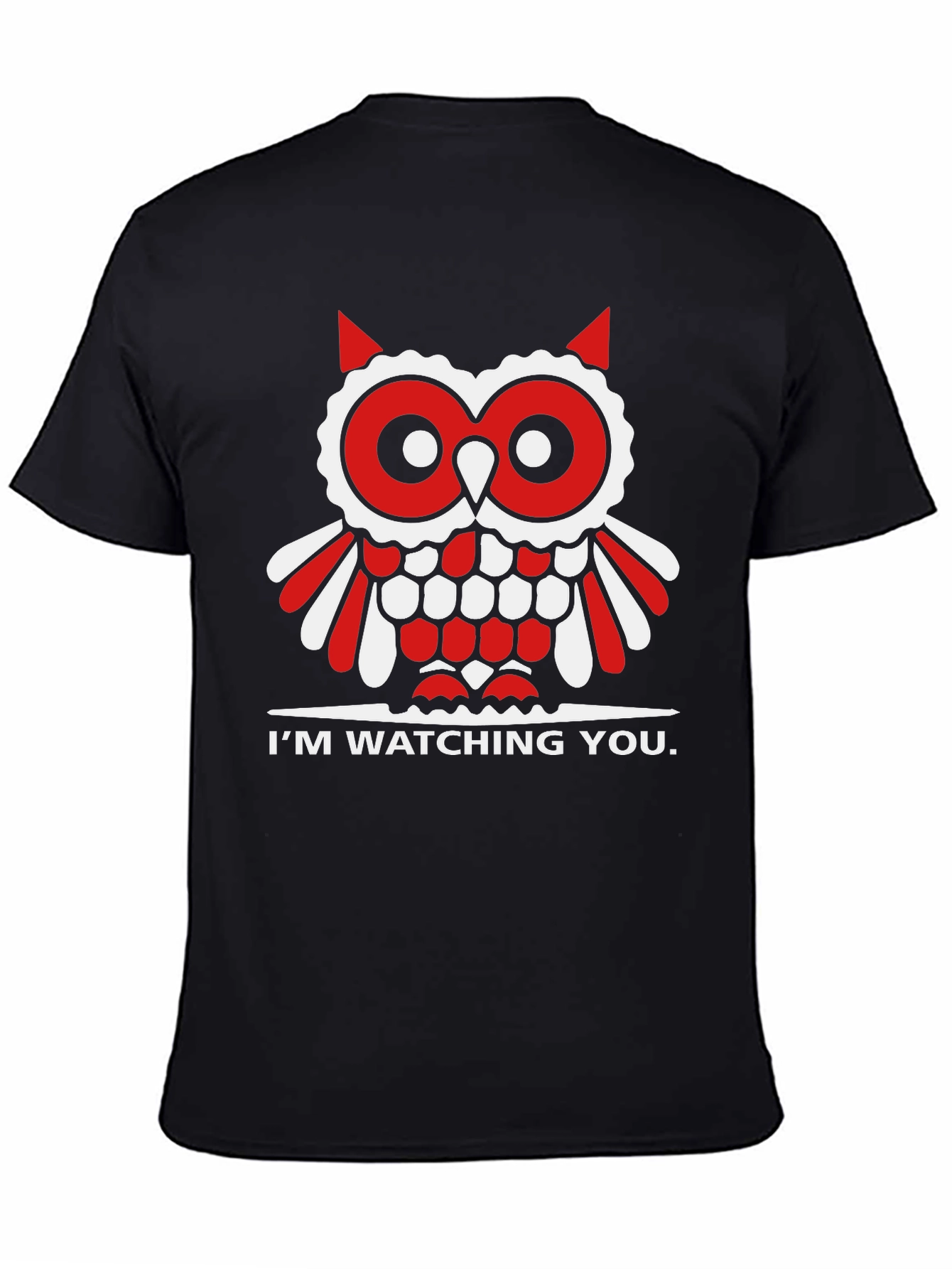 Owl Im Watching You Graphic Tee