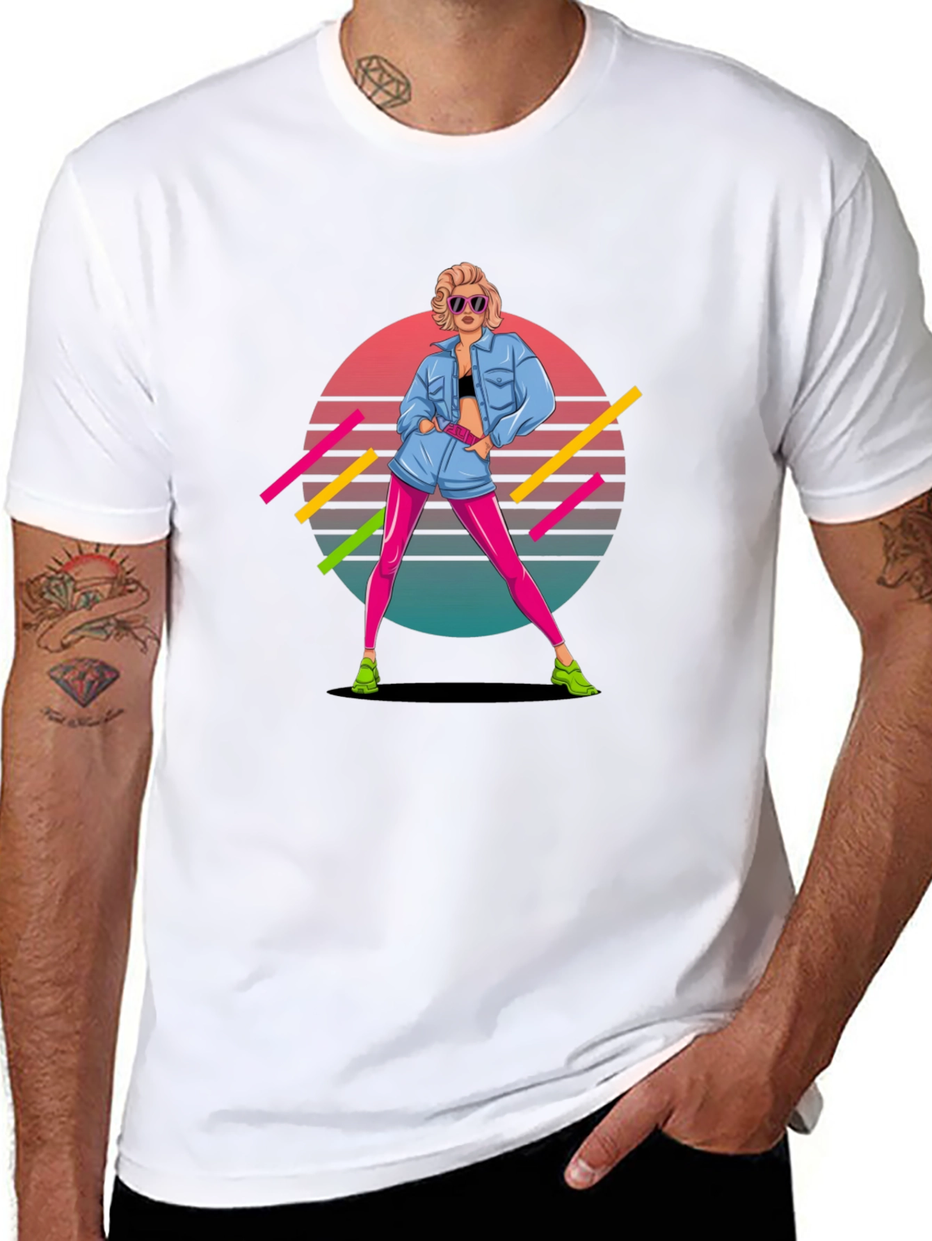 Retro 80s Graphic Tee - Pop Culture Style