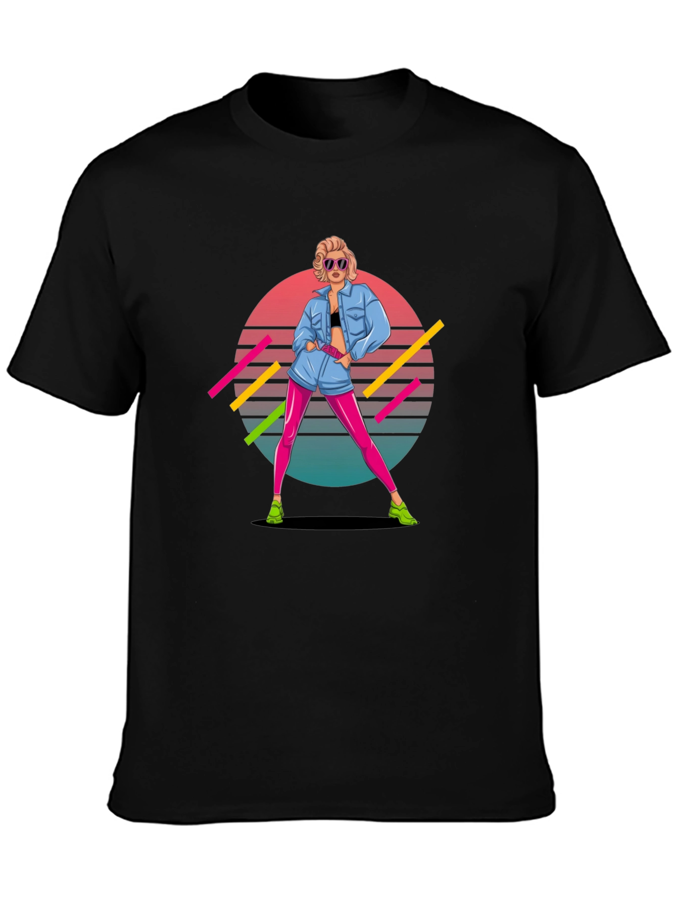 Retro 80s Graphic Tee - Pop Culture Style