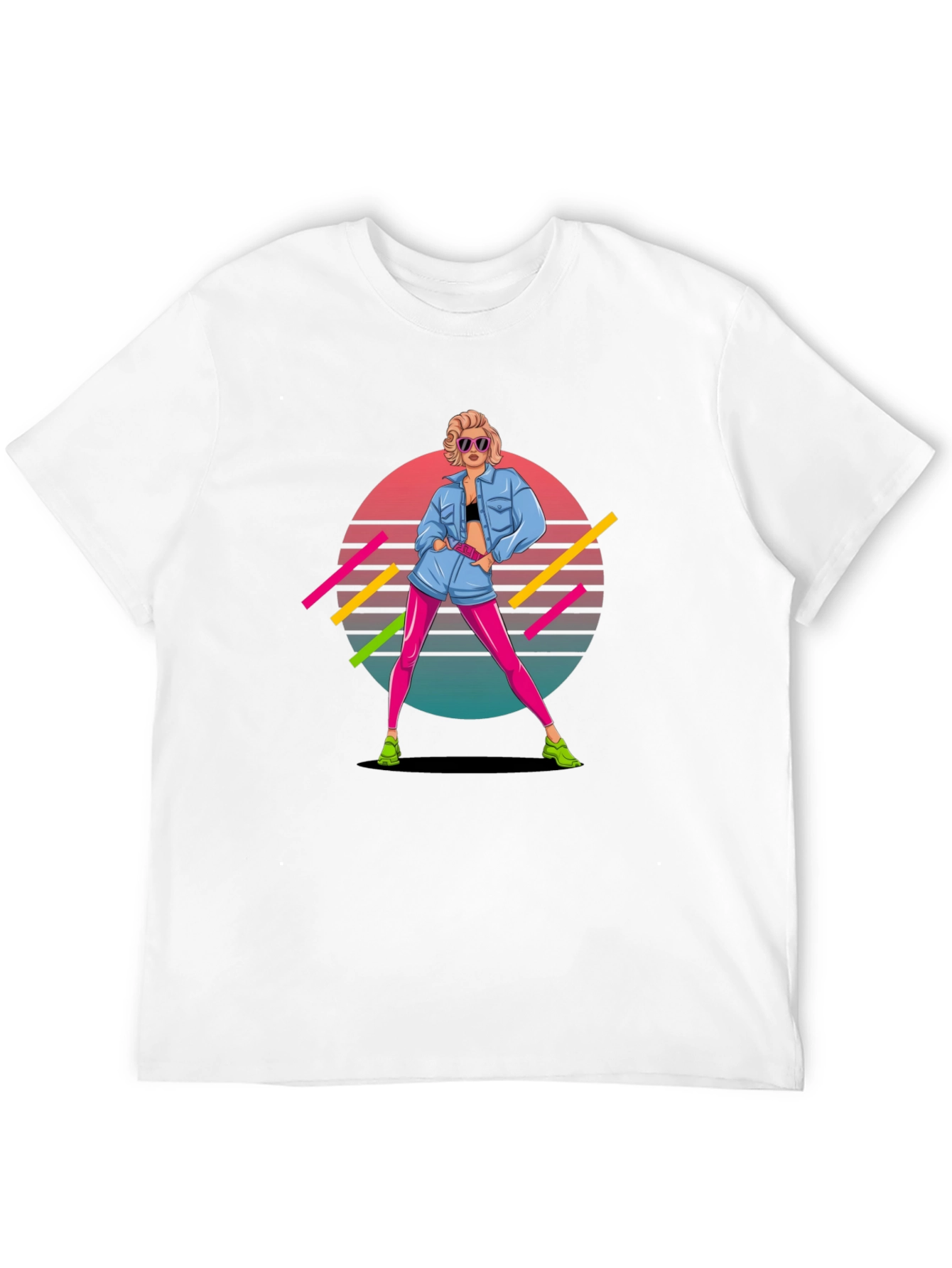 Retro 80s Graphic Tee - Pop Culture Style