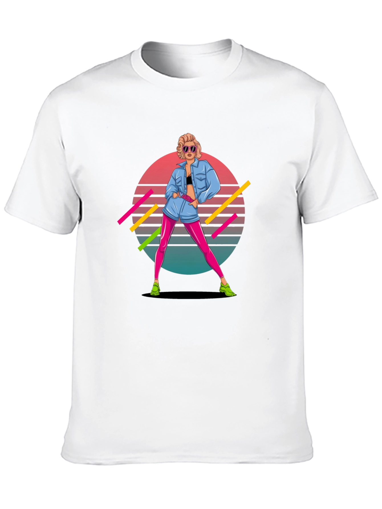 Retro 80s Graphic Tee - Pop Culture Style