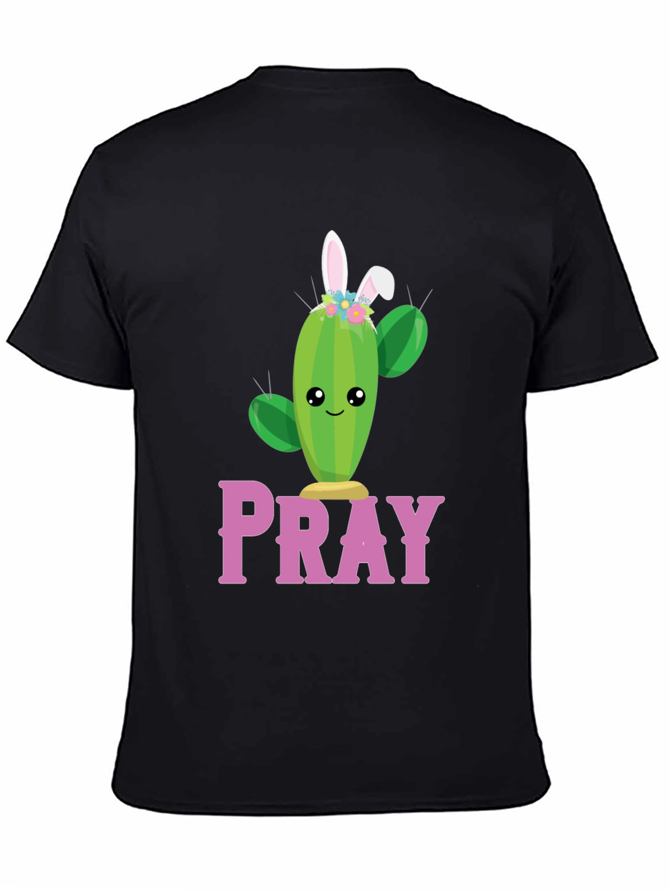 Pray Cactus Easter Bunny T-Shirt
