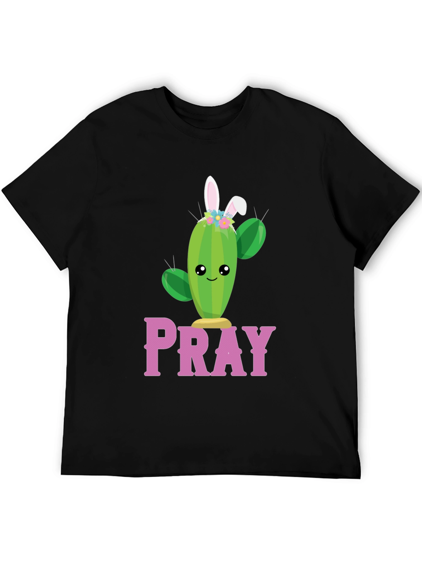Pray Cactus Easter Bunny T-Shirt