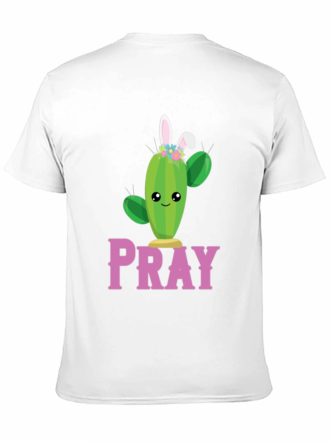 Pray Cactus Easter Bunny T-Shirt