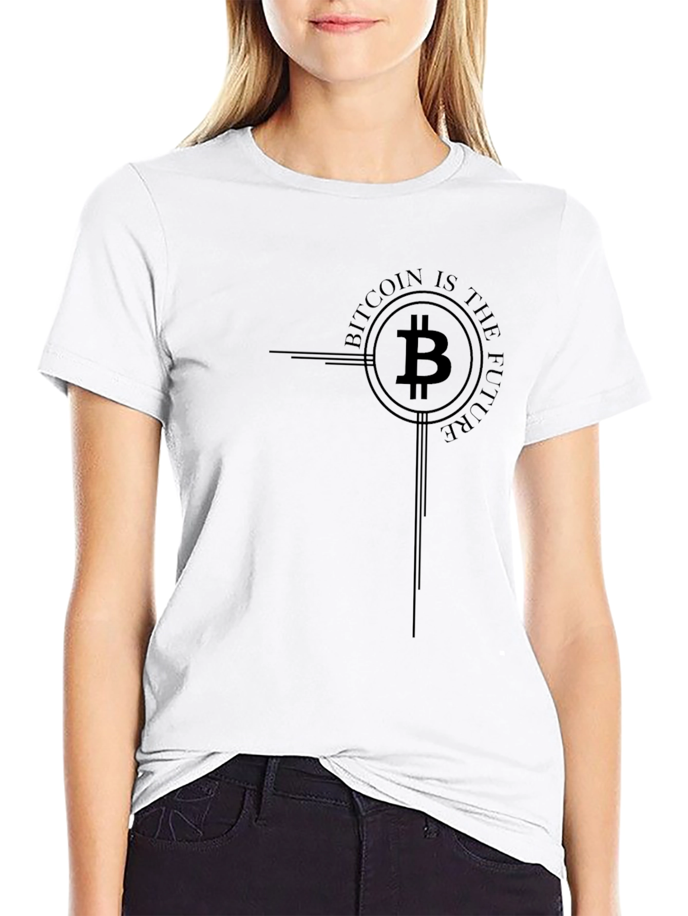 Bitcoin is the Future Black T-Shirt