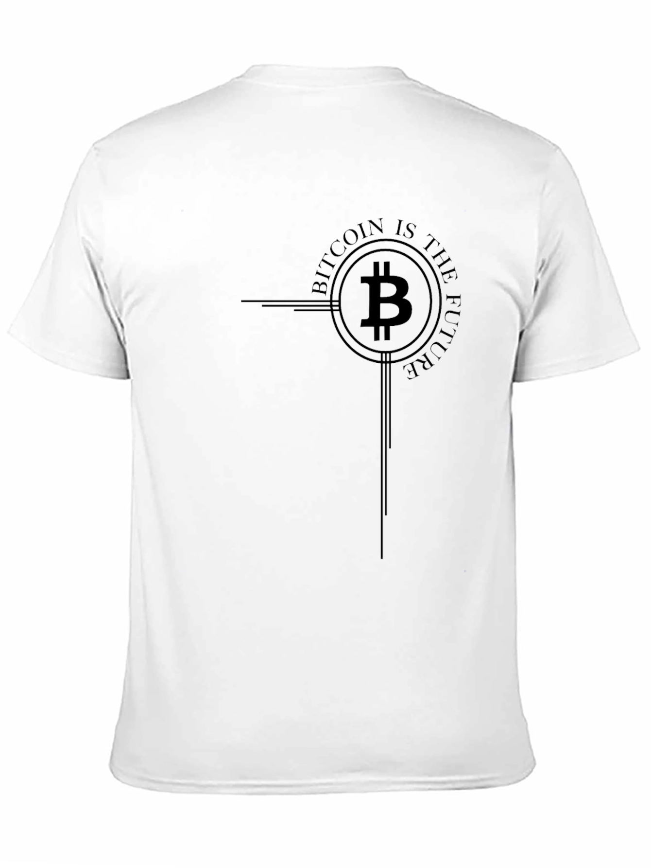 Bitcoin is the Future Black T-Shirt