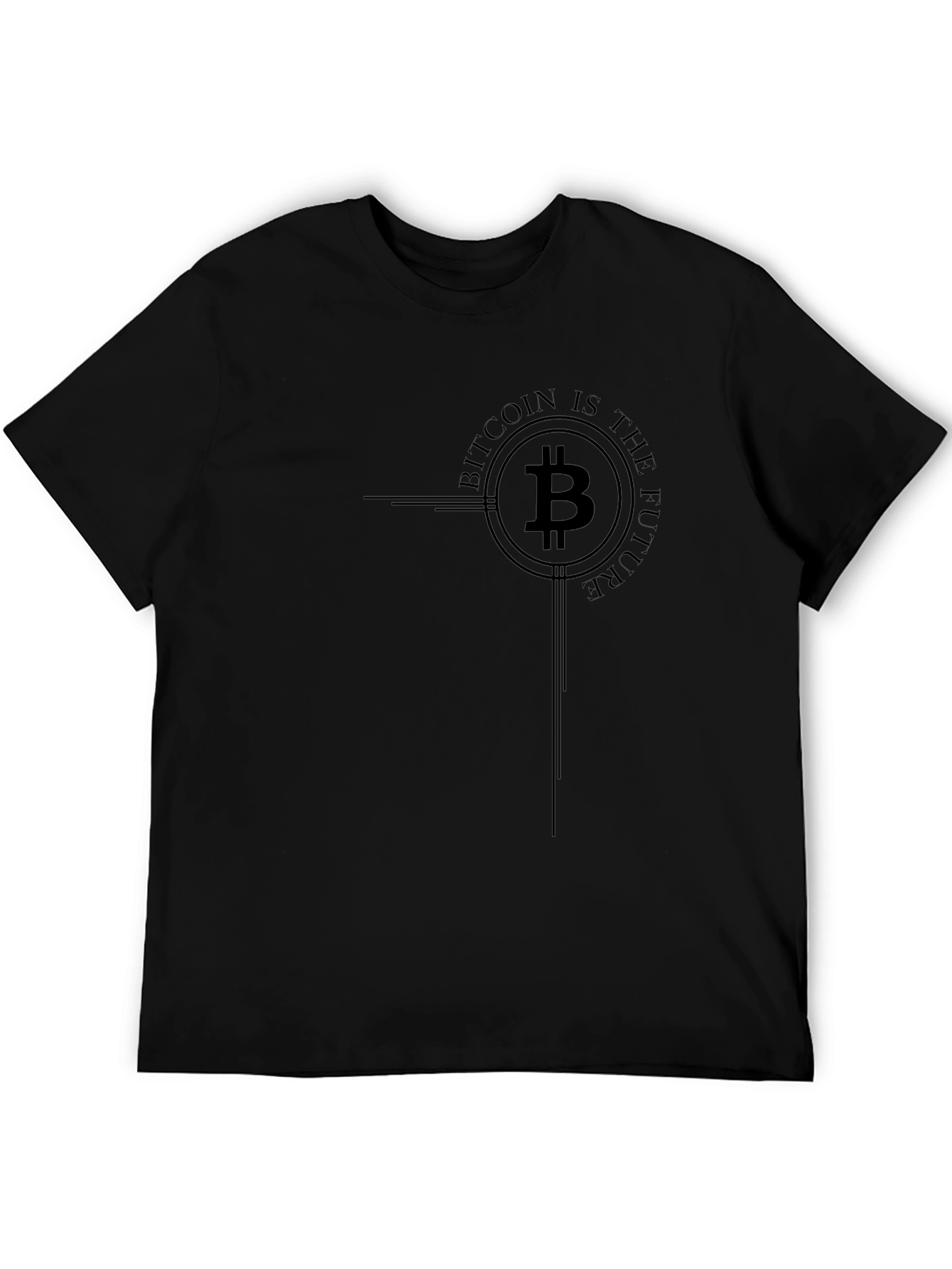 Bitcoin is the Future Black T-Shirt