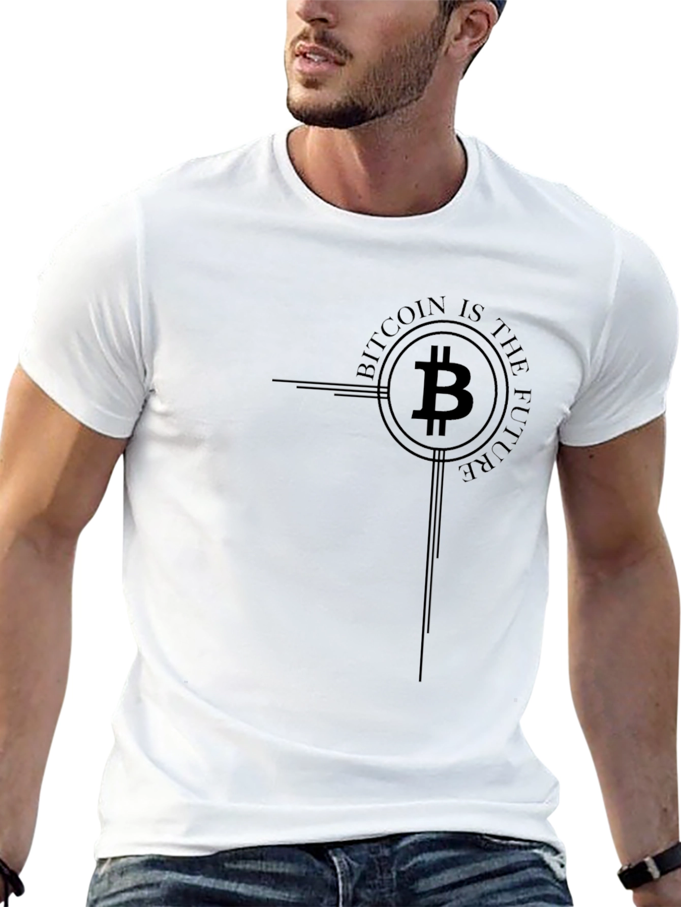 Bitcoin is the Future Black T-Shirt