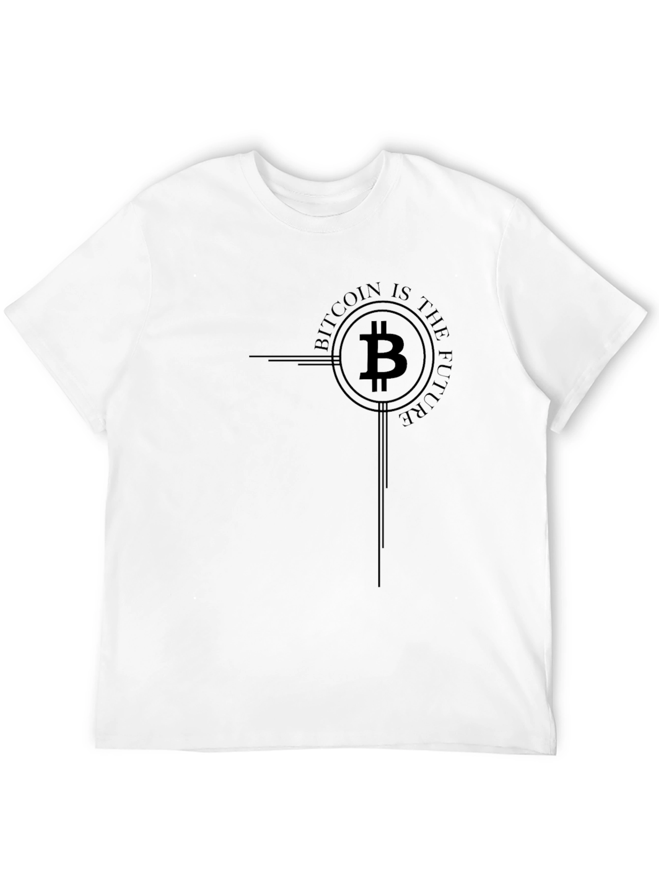 Bitcoin is the Future Black T-Shirt