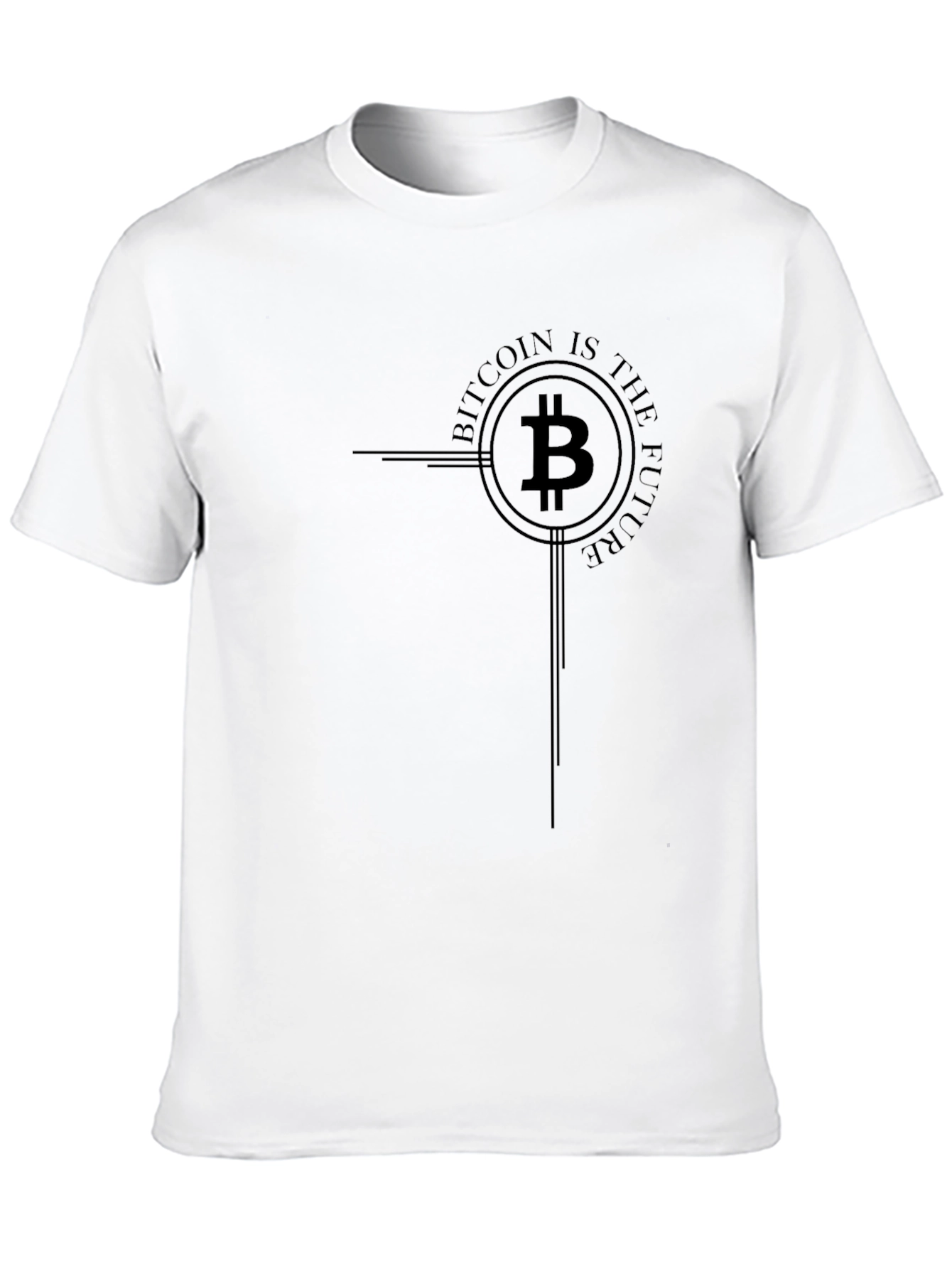 Bitcoin is the Future Black T-Shirt