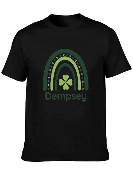 Dempsey Rainbow Shamrock St. Patricks Day T-Shirt