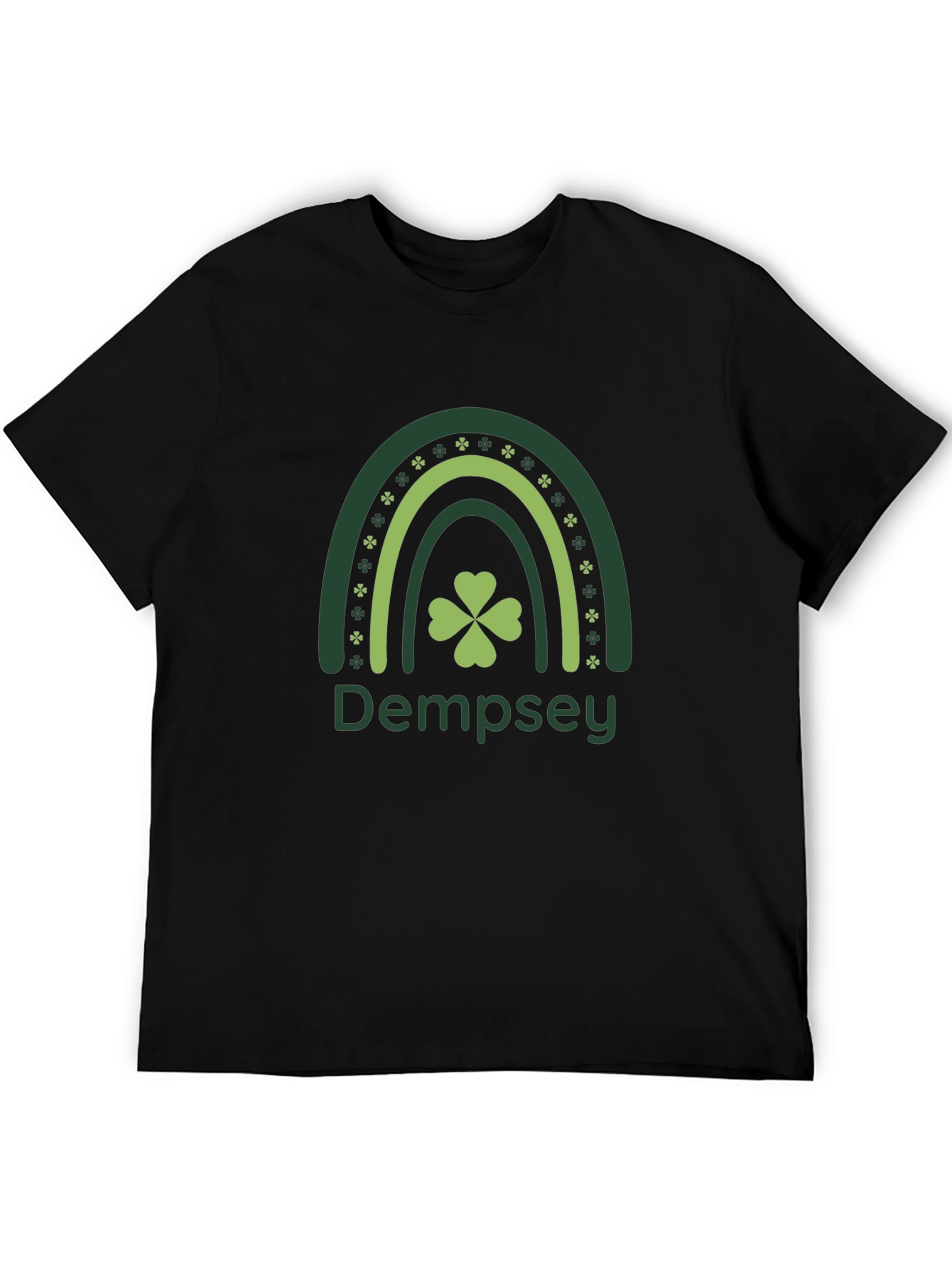 Dempsey Rainbow Shamrock St. Patricks Day T-Shirt