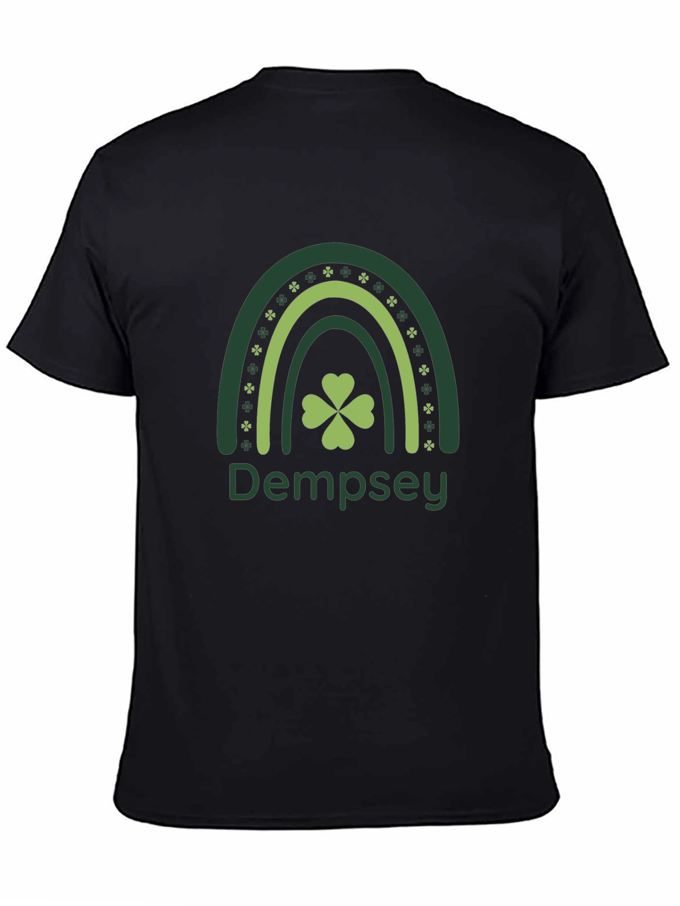 Dempsey Rainbow Shamrock St. Patricks Day T-Shirt