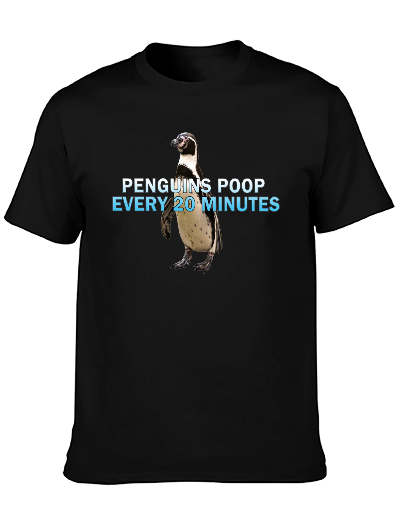 Penguin Poop T-Shirt - Funny Animal Fact Tee