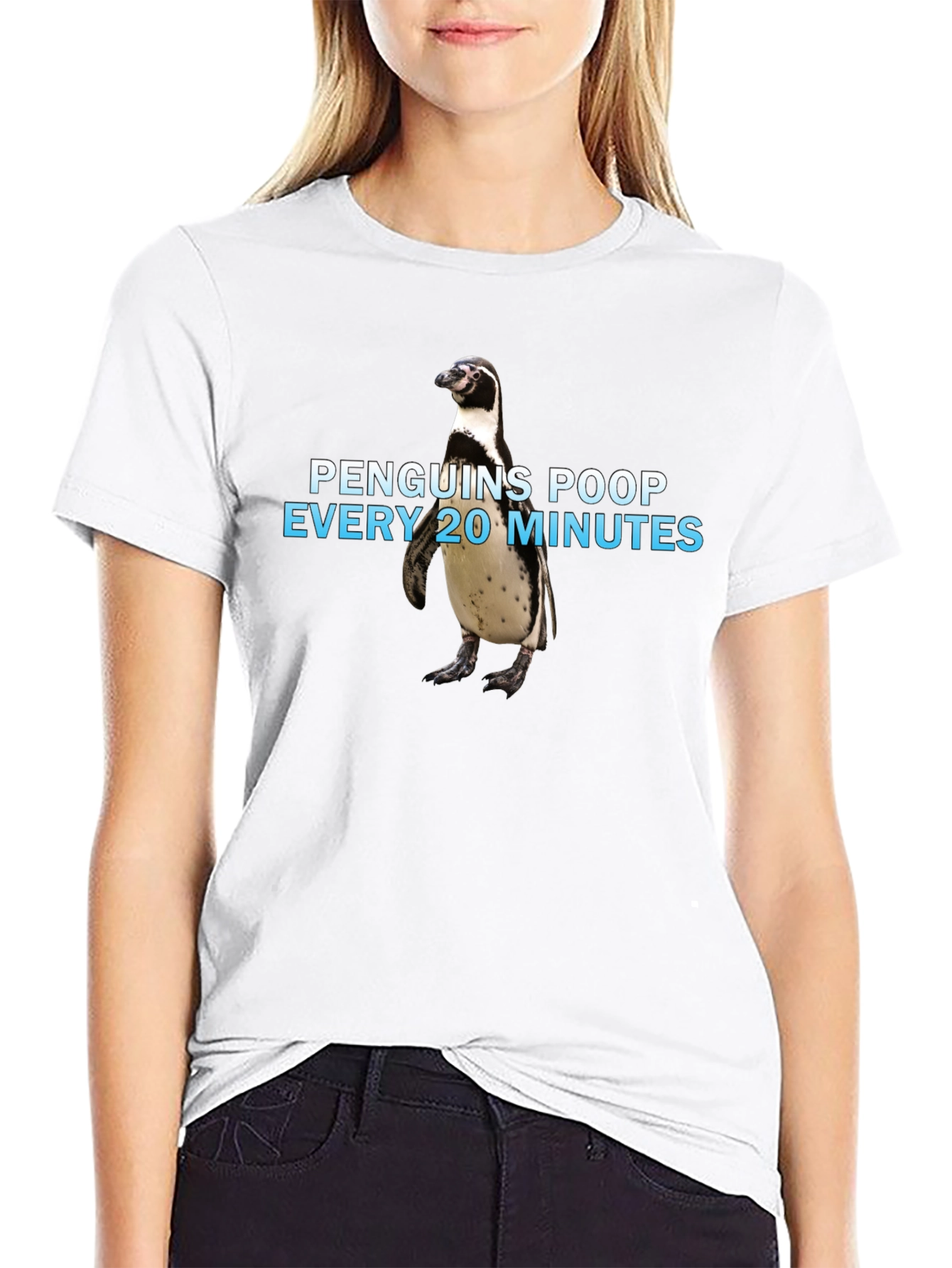 Penguin Poop T-Shirt - Funny Animal Fact Tee