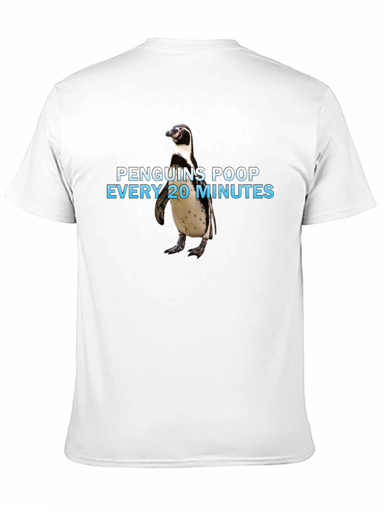 Penguin Poop T-Shirt - Funny Animal Fact Tee
