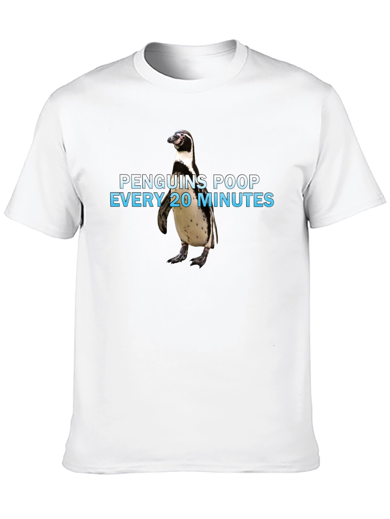 Penguin Poop T-Shirt - Funny Animal Fact Tee