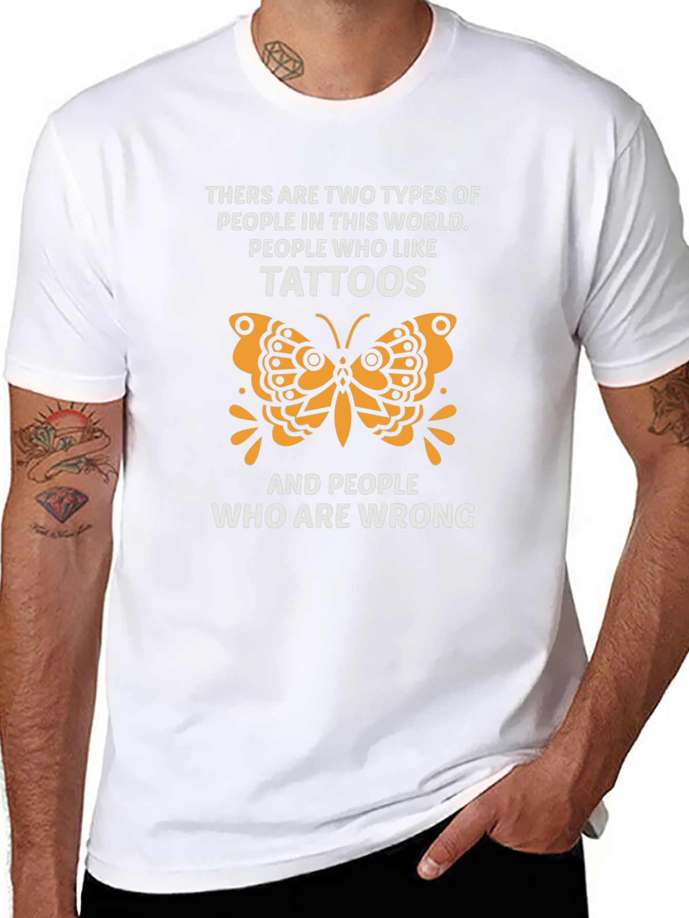 Tattoo Lovers T-Shirt - Funny Slogan Tee