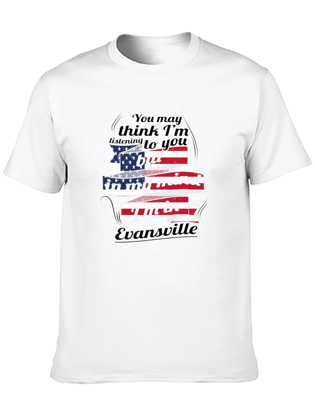Evansville Mind USA Flag T-Shirt
