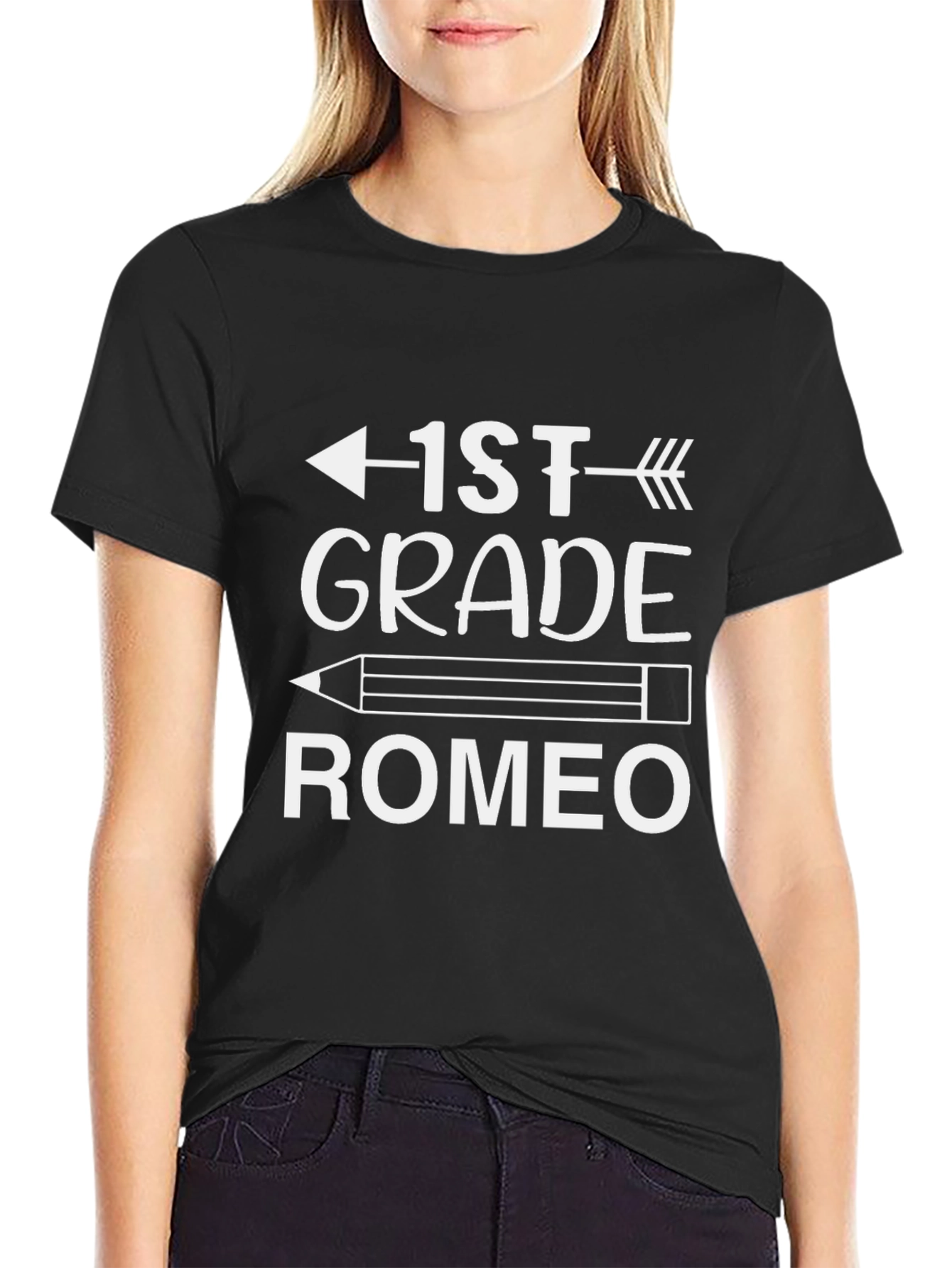 1st Grade Romeo T-Shirt - Back to School!