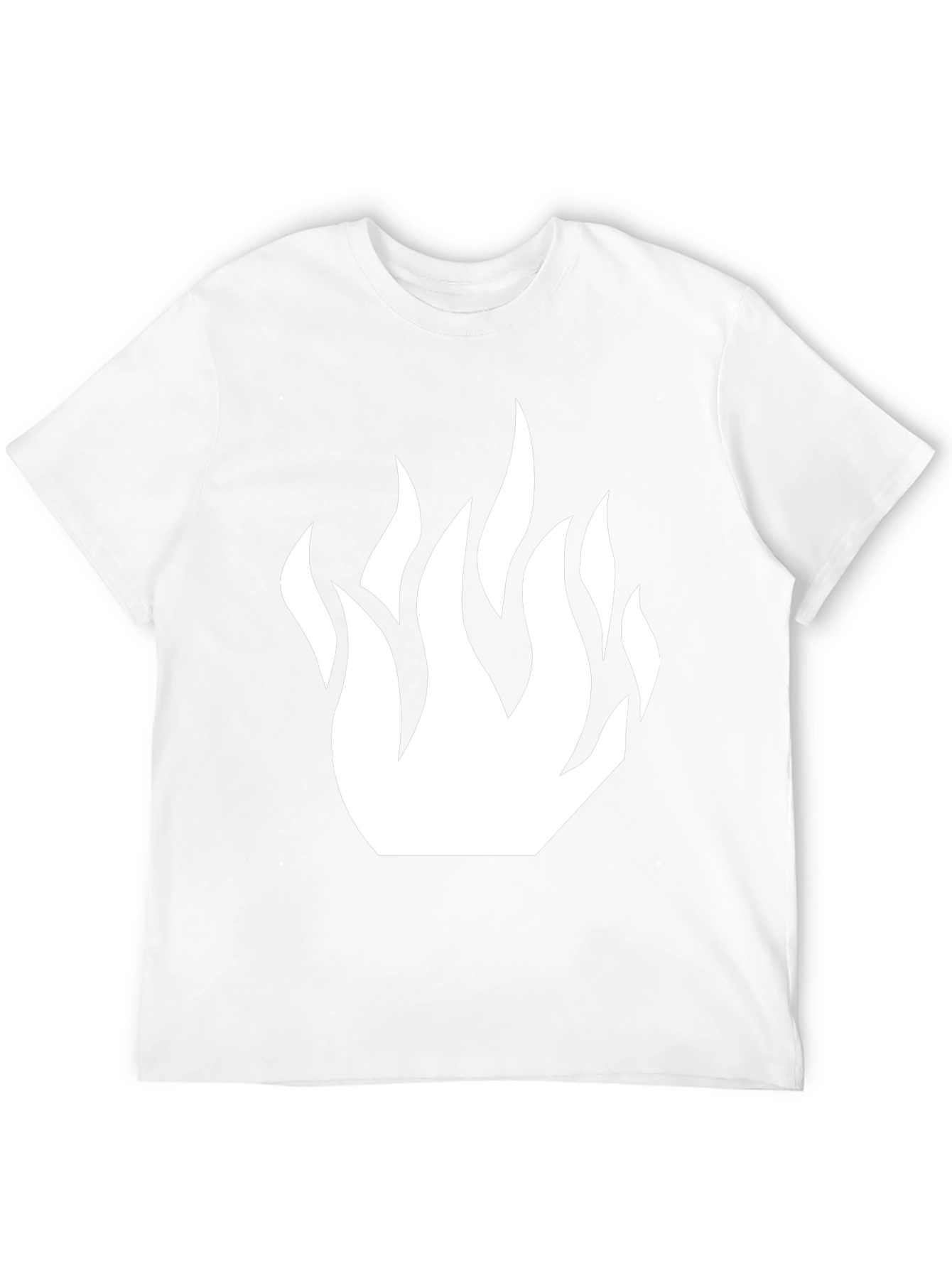 Flame Graphic Black T-Shirt