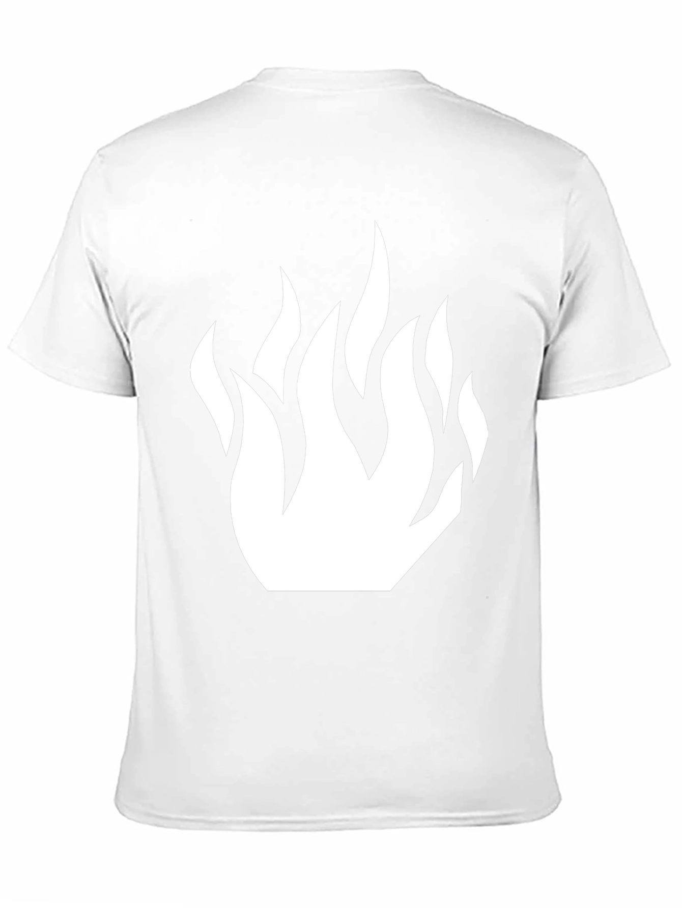 Flame Graphic Black T-Shirt
